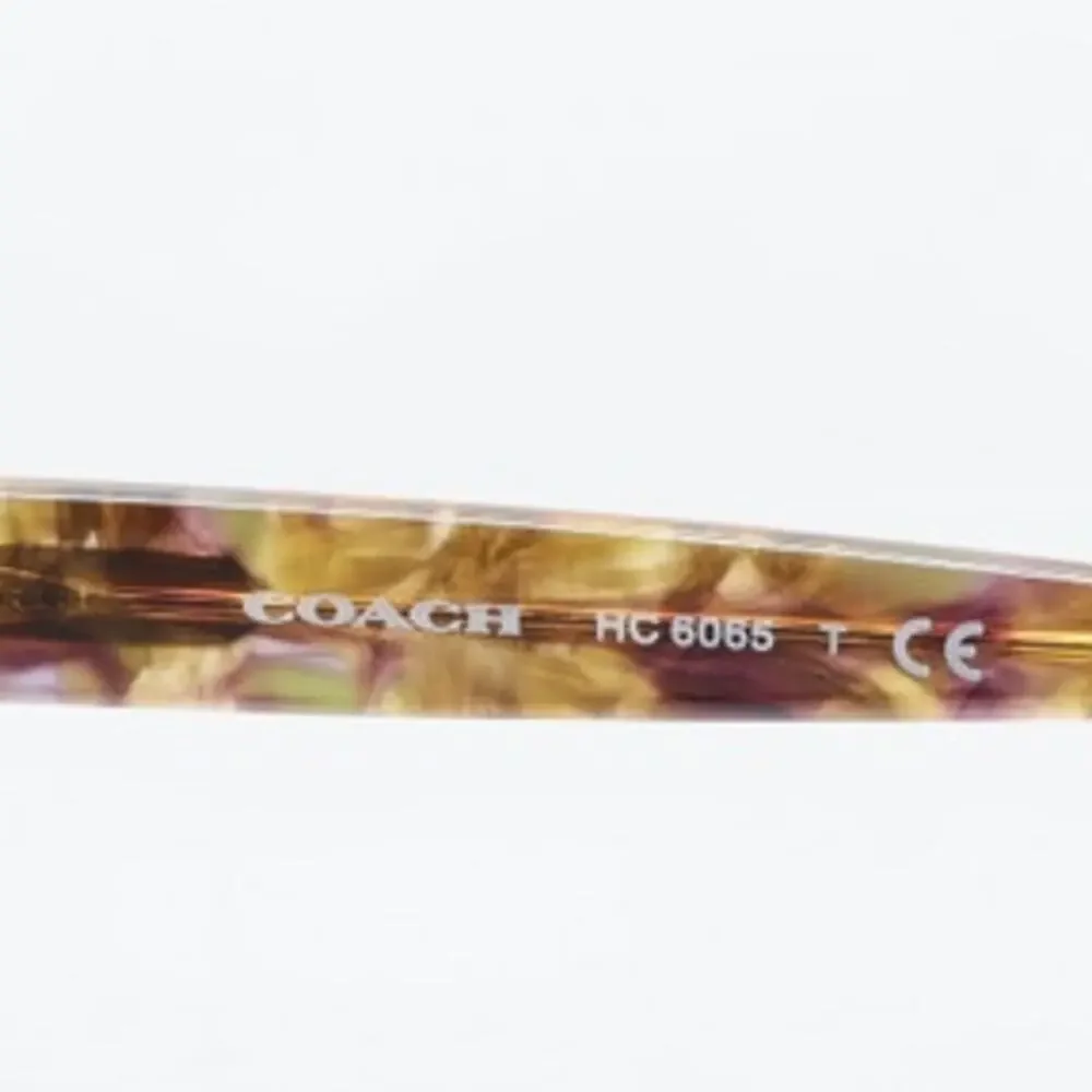 Coach HC6065 5287 (Confetti Light Brown) 51-17-135mm Eyeglass FRAMES ONLY - GOOD